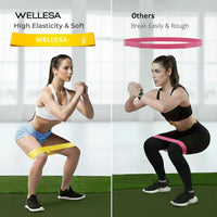Wellesa Loop Resistance Bands for Men & Women