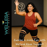 WELLESA NeoGrip 3D Knee Cap with Anti-Slip Design — Sports & Gym Compression Support Sleeve