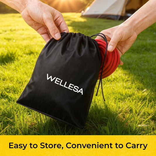 Wellesa Resistance Tubes Set for Full-Body Exercise, Stretching & Workout