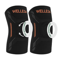 WELLESA NeoRing Patella Knee Cap for Sports & Gym Use — Flexible Compression Sleeve
