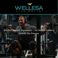 WELLESA NeoRing Patella Knee Cap for Sports & Gym Use — Flexible Compression Sleeve