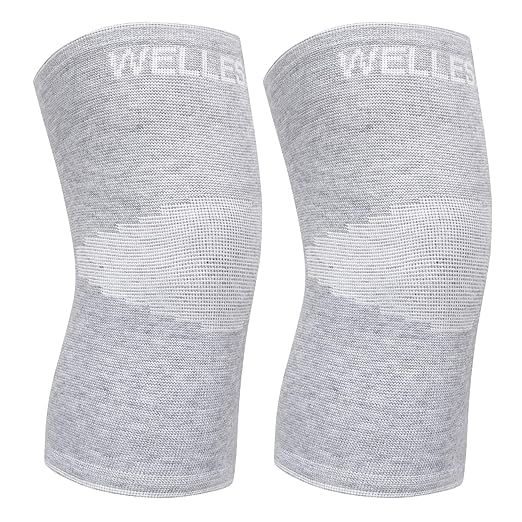 WELLESA EasyFit Knee Cap for Everyday Comfort & Active Support — Lightweight Compression Sleeve