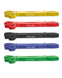 Wellesa Resistance Bands for Exercise & Stretching, & Workout